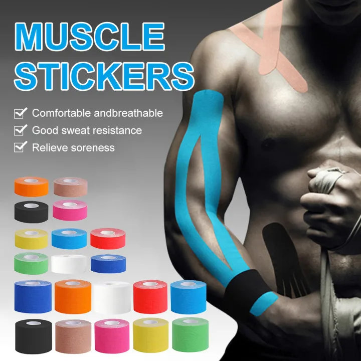 

5M Kinesiology Tape Face Neck Lifting Tape Wrinkle Remover Sticker Tape Muscle Pain Relief V-Line 2.5cm/5cm Face Bandage