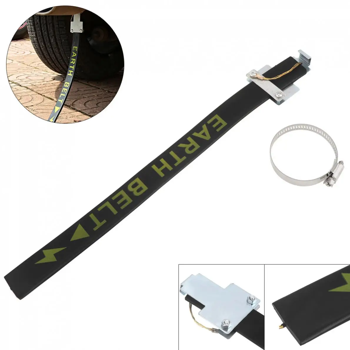 Универсальная цепь заземления для автомобиля Антистатическая утолщенная лента