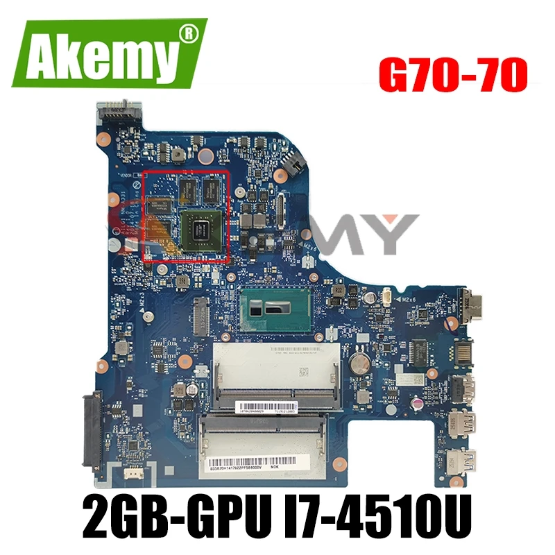 

NM-A331 Mainboard For Lenovo G70-70 G70-80 Z70-70 Z70-80 B70-70 B70-80 Laptop Motherboard 2GB-GPU I7-4510U