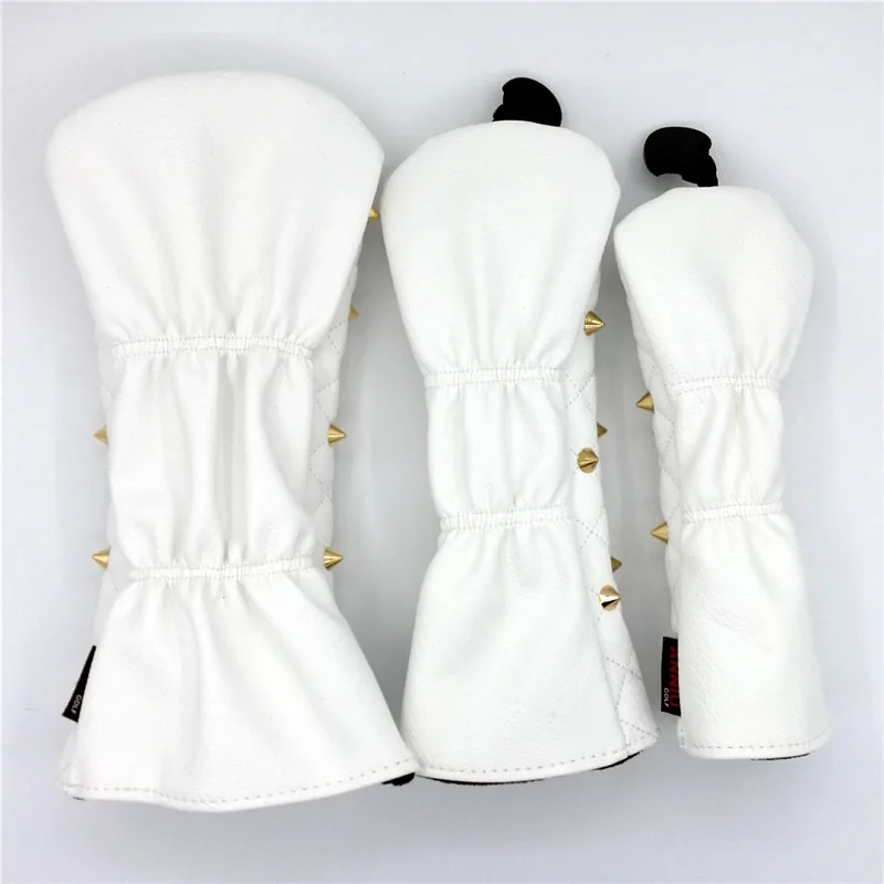 [Золотые заклепки] Премиум Чехлы Для Гольфа Драйвер для игры в гольф обложка