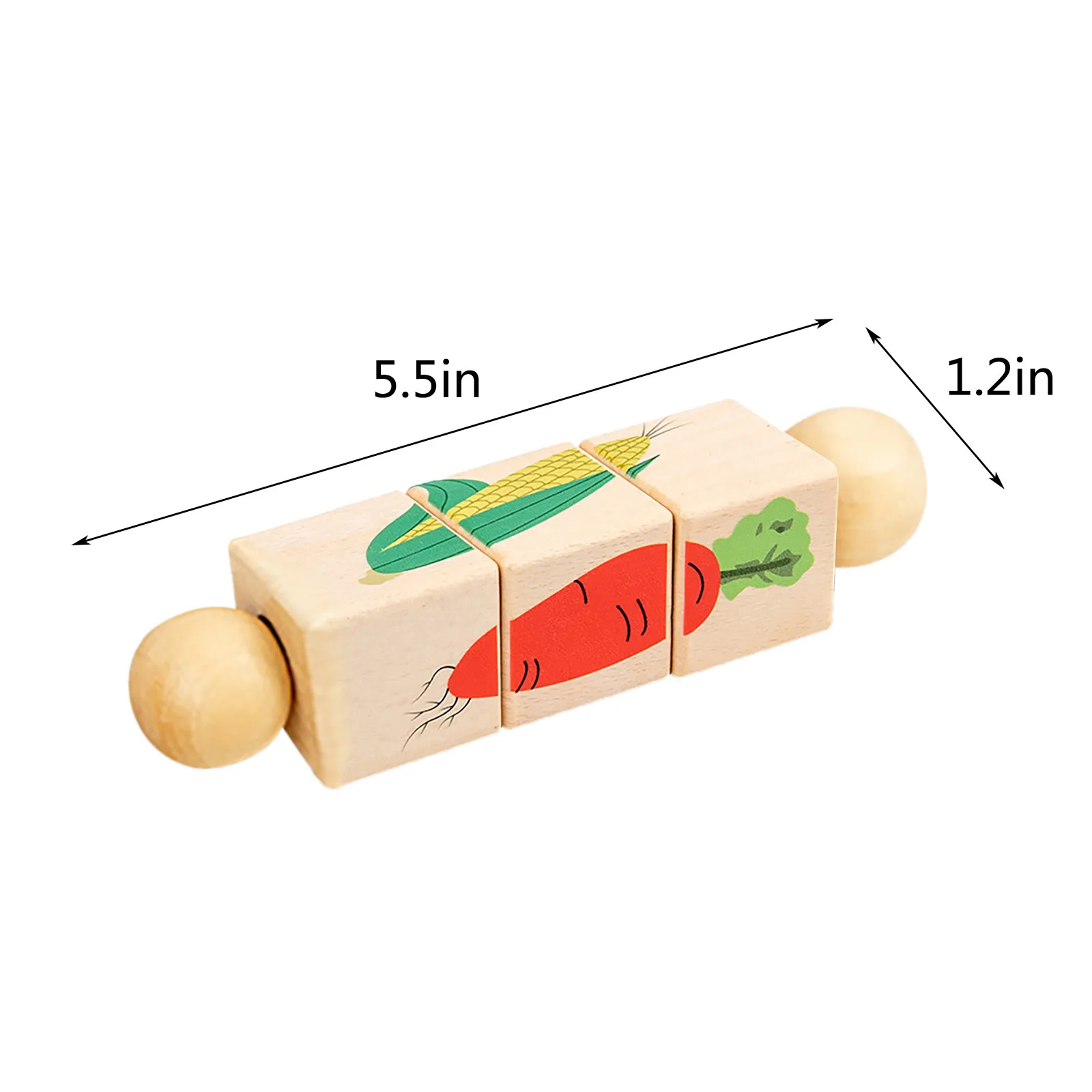 

Woody New Style Newborn Montessori Toys Rotating Wooden Puzzle Building Blocks Educational Toys Deveploment Jigsaw Puzzle Gifts