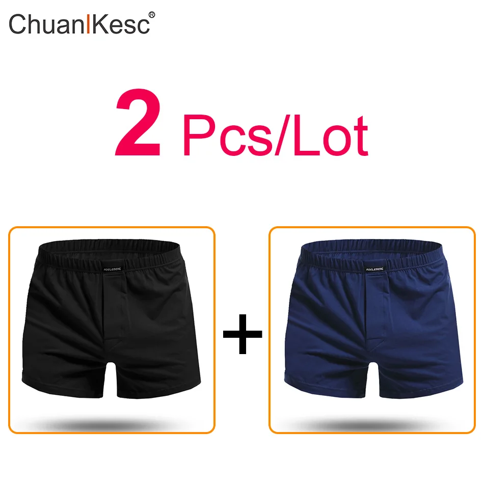 

2Pcs/Lot Cotton Men's Boxers Comfortable Home Aro Pants Loose Breathable Sweat Absorbing Sports Fitness Shorts