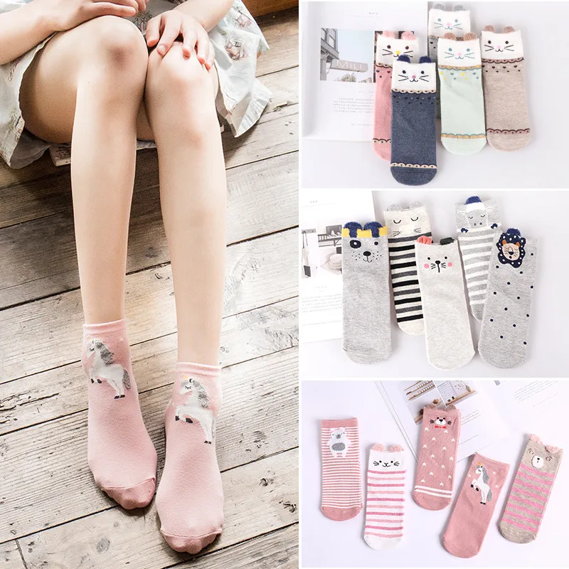 5 пар/набор Лидер продаж для маленьких девочек хлопковые носки розовые милые до