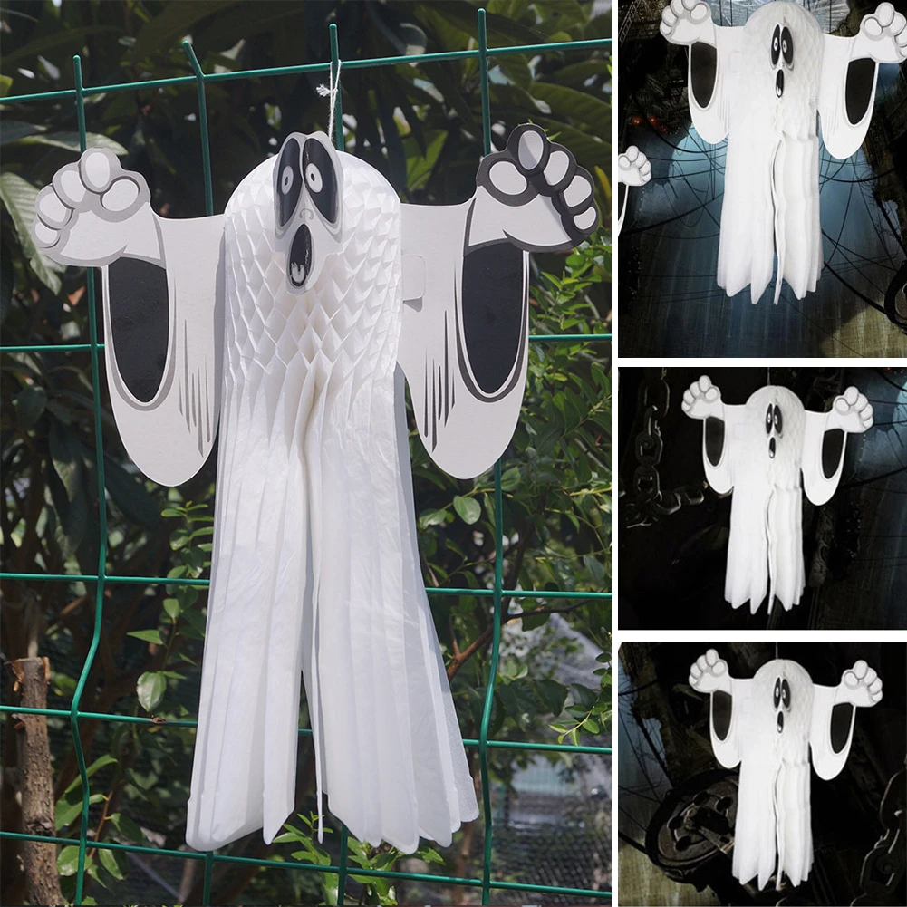 Ужас подвесной Череп Призрак Хэллоуин украшения для вечерние дом с привидениями