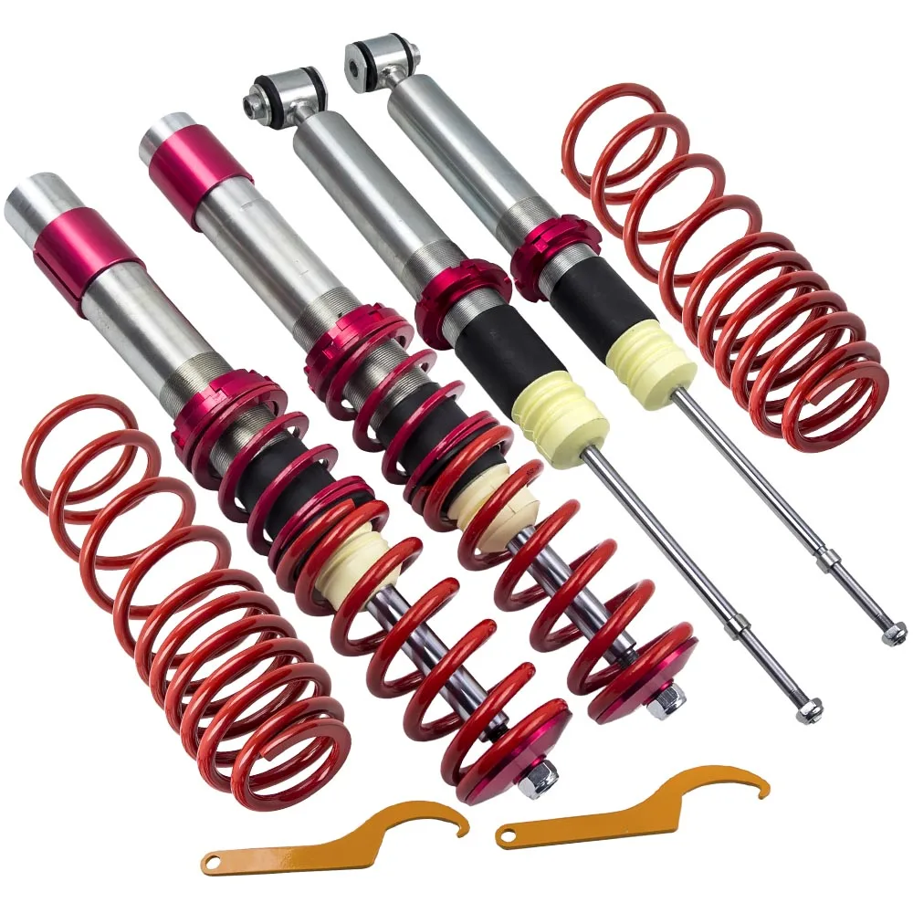 Coilovers катушки рессоры подвески Наборы для BMW E39 5-Series 520 530 540 528 красный 525TDS 525D 530D