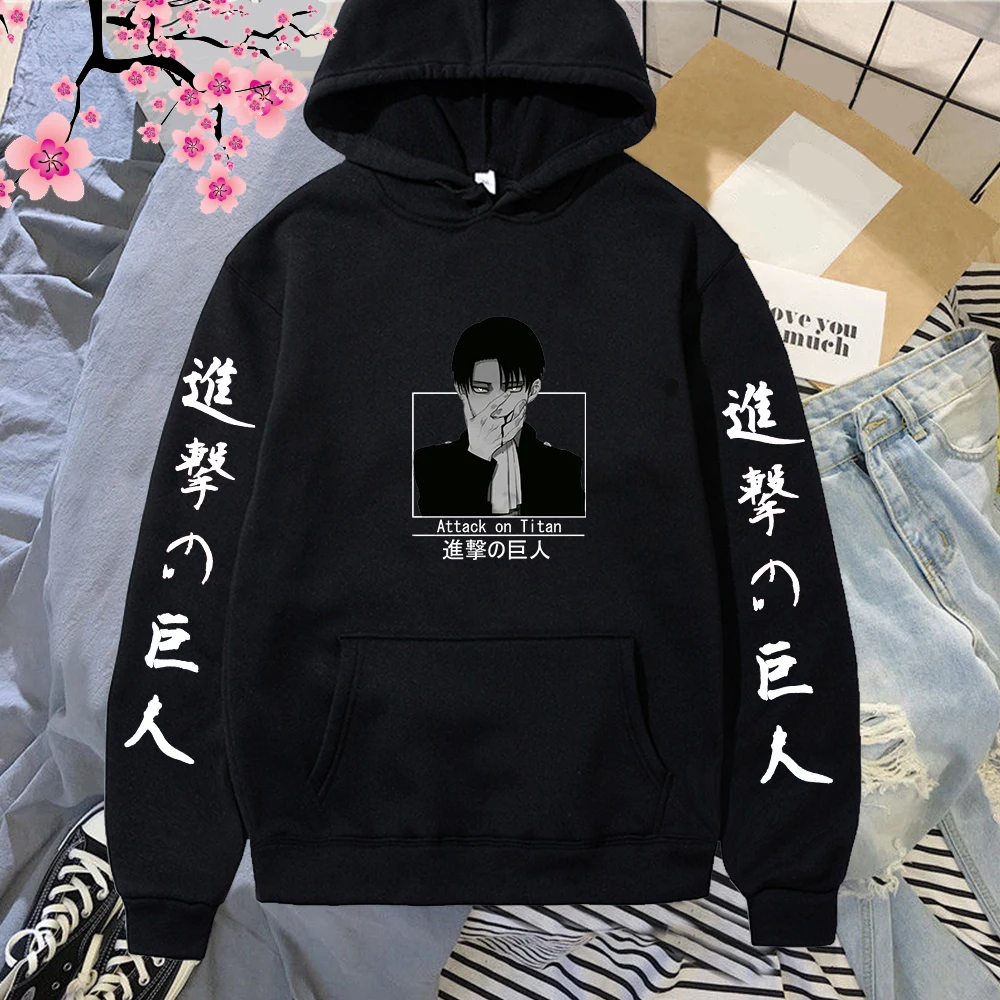 

2021 New Anime Attack on Titan Hoodie Woman and Man Sweatshirt