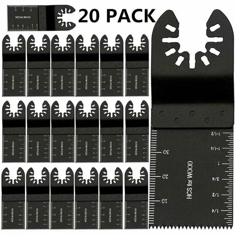

20pcs Saw Disc Oscillating Multi Cutting Discs For Fein Bosch Milwaukee Cable Dewaxing Power Tools Accessories