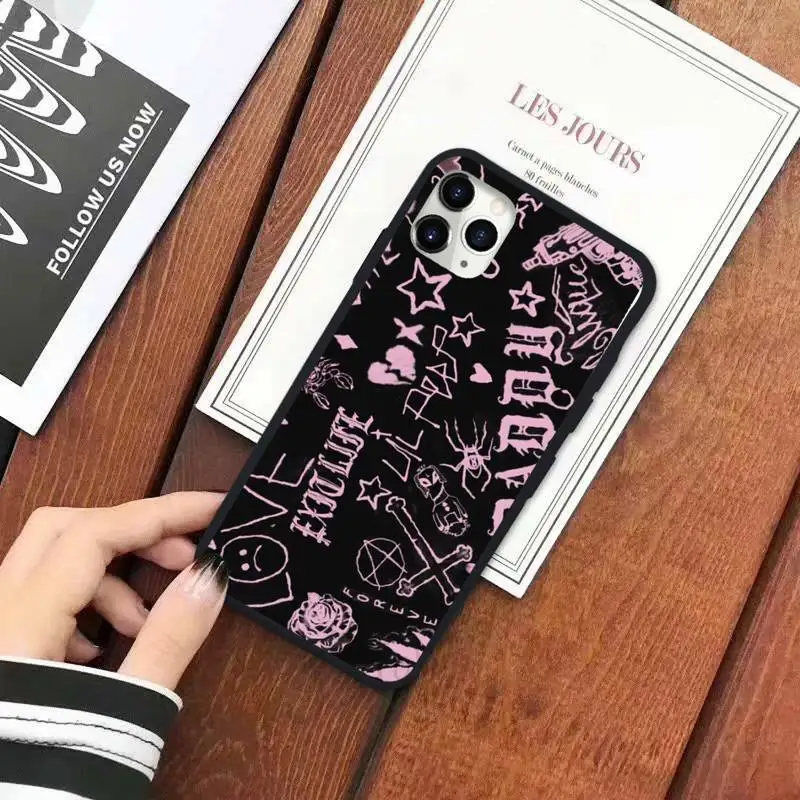 

Lil Peep Rapper high quality Phone Case for iPhone 11 12 pro XS MAX 8 7 6 6S Plus X 5S SE 2020 XR