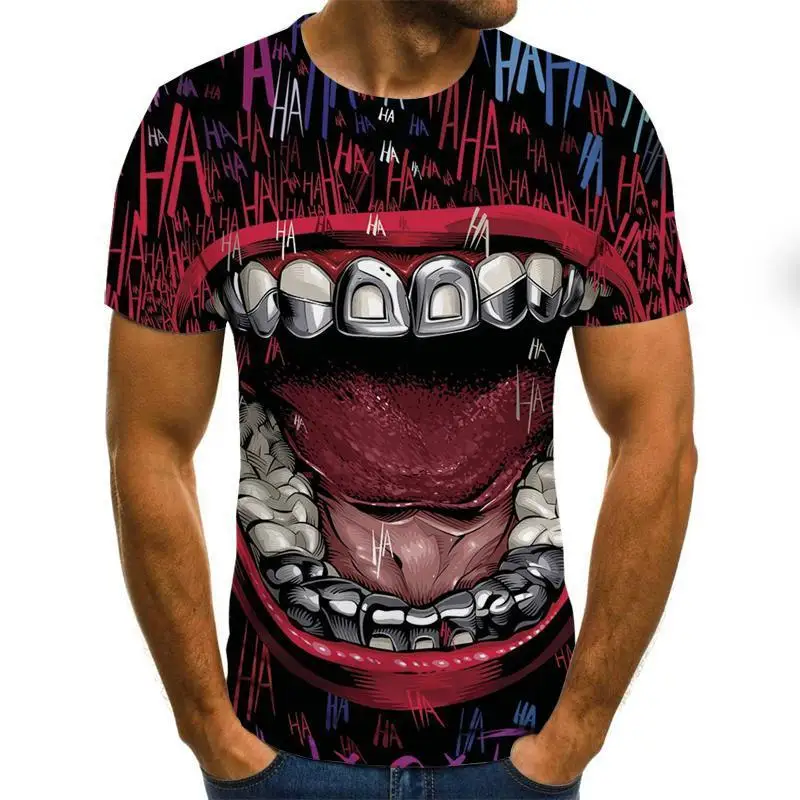 

New High Quality T -Shirt 2020 Short Sleeve Hip Hop Design Men 'S 3dt -Shirt Summer Casual T -Shirt