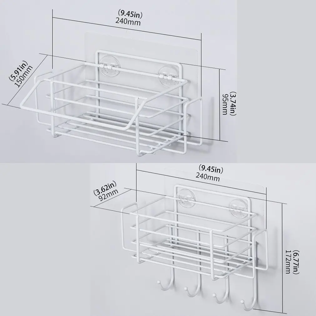

Kitchen Storage Rack Sink Shelf Rag Sponge Holder Drying Rack Drainer Spice Organizer Basket Hanger For Home Bathroom Supplies
