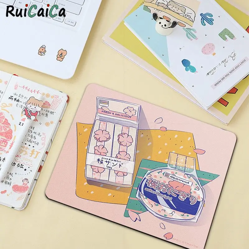 

Japanese Cat Snacks Food Cherry blossoms Drink Art Keyboard Gaming MousePads Smooth Writing Pad Desktops Mate gaming mouse pad