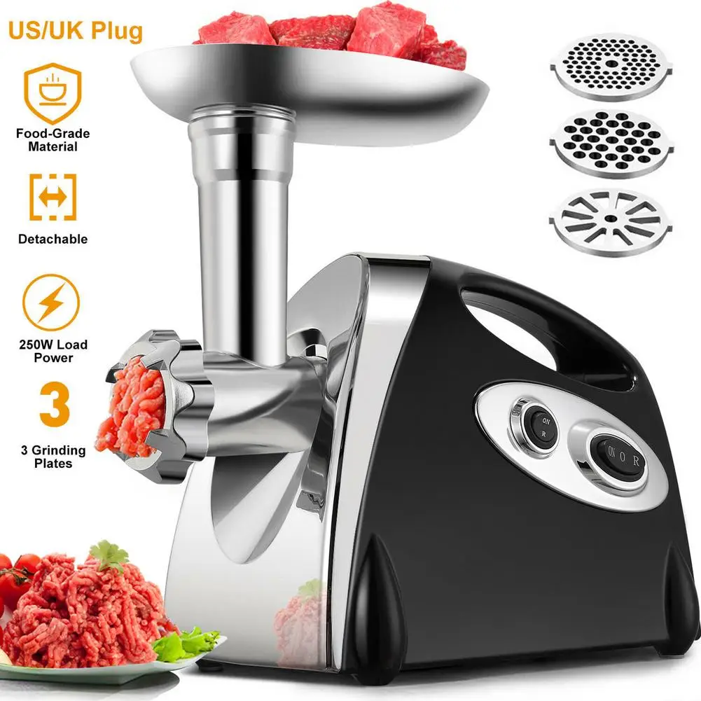 

Electric Meat Grinders Stainless Steel Housing Heavy Duty Grinder Home Meat Mince Sausage Stuffer Food Processor Sonifer