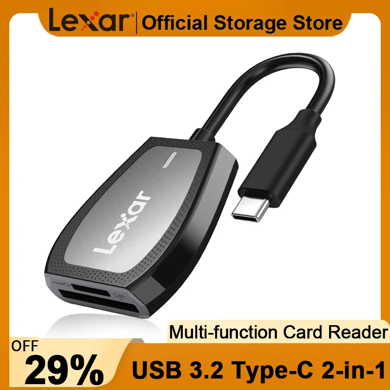 

Lexar USB Flash Drive Card Reader Type C to USB SD Micro SD Card Reader for Laptop Accessories TF Card Adapter SD Card Reader