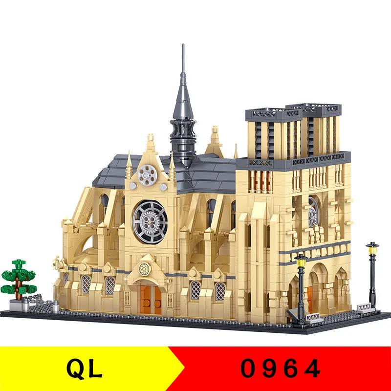 

2541 шт. QL0964 строительный блок строительные серии модель телефона Notre Dame De Paris детская образовательной сборки Ассамблеи Игрушка Подарки