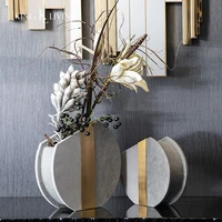 digao indoor living room tea table light luxury vase porch model room soft decoration splicing flower ornaments
