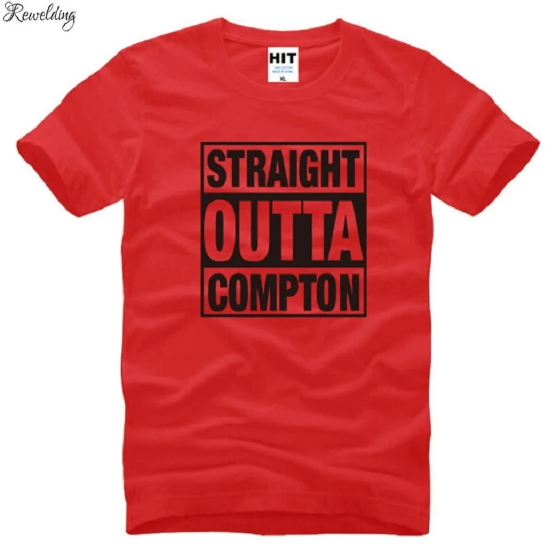 Футболка NWA Мужская прямая из чистого хлопка тенниска с коротким рукавом и