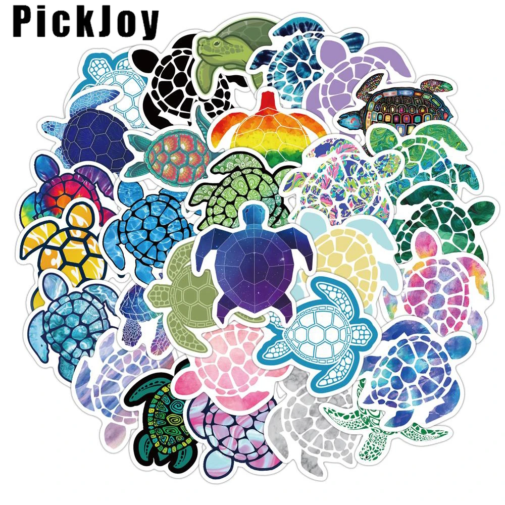 41 шт. красивые красочные наклейки Черепашки для самостоятельного изготовления