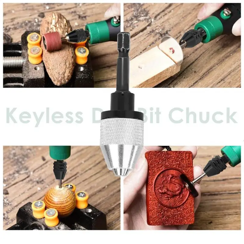 Бесключевой патрон для сверл адаптер хит продаж прочный портативный безопасный
