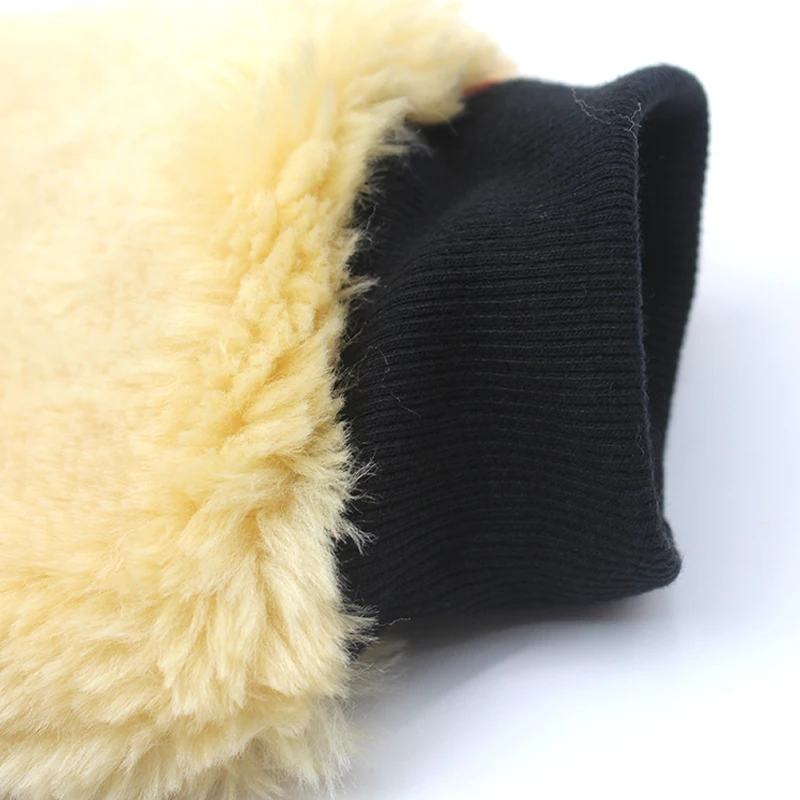 

1 Pcs Wool Soft Car Washing Gloves Cleaning Brush Microfiber Plush Mitt Car Wash Glove Towel Detailing Brushes Sponge Tools