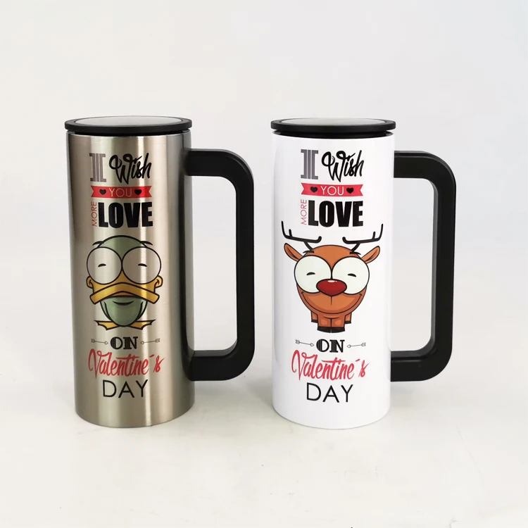 Пустая Сублимация 450 мл стальные кружки для бутылок переносная печать