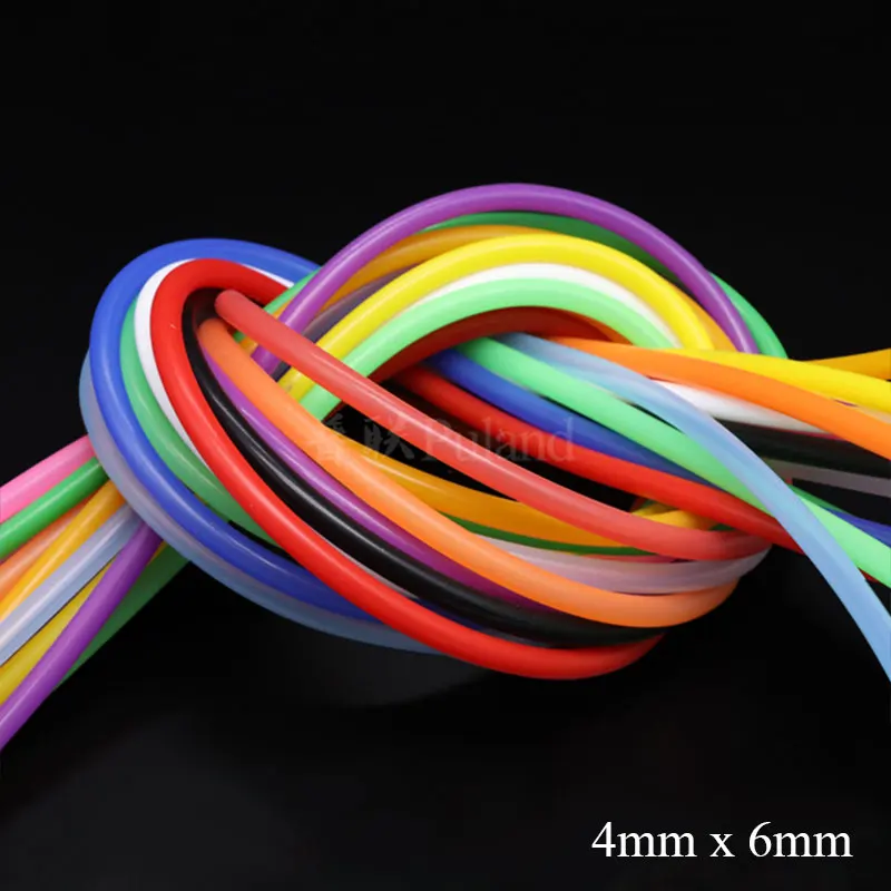 

4x6 Silicone Tube ID 4mm OD 6mm 1 meter Flexible Rubber Hose Thickness 1mm Food Grade Pipe Water Connector