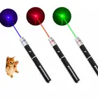 Светодиодный лазерный кошка игрушка 5 мВт Red Dot лазерный светильник игрушка лазерный прицел 530Nm 405Nm 650Nm лазерная указка перо интерактивная игрушка с кошкой