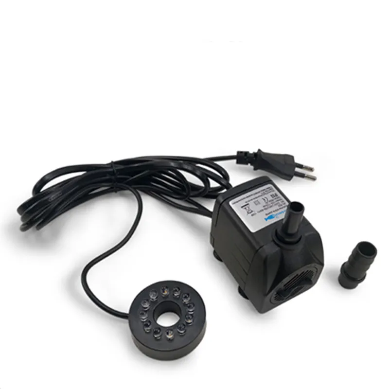 15W 210-GPH US110V/EU220V Submersible Pump LED Mini Water For Aquarium Fish Tank Pond Fountain | Обустройство дома