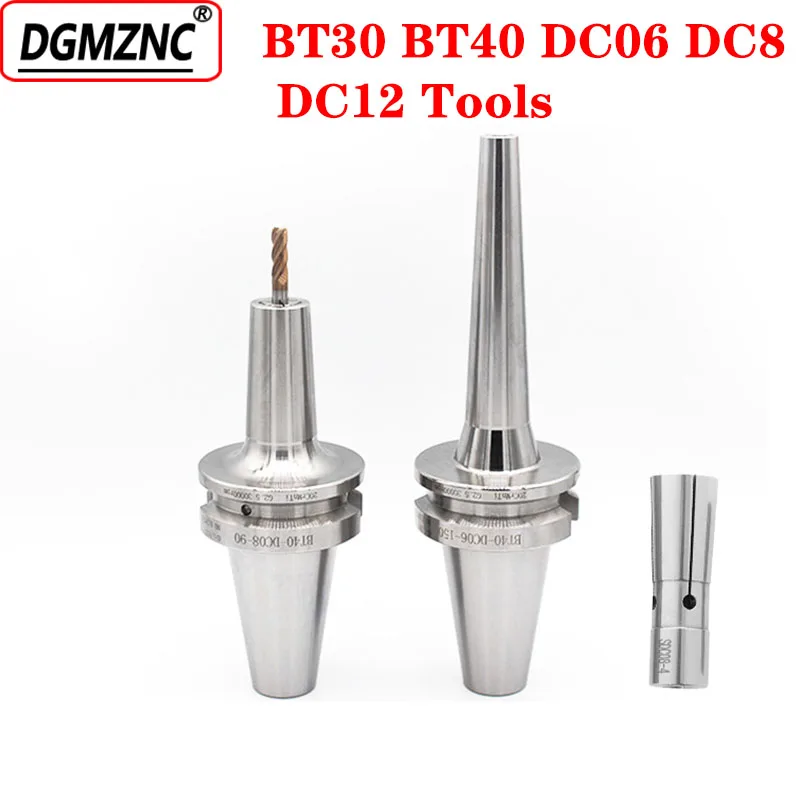 Тонкие цанги BT40 BT30 DC06 DC8 DC12 держатели инструментов chuk для ЧПУ станка с глубокой