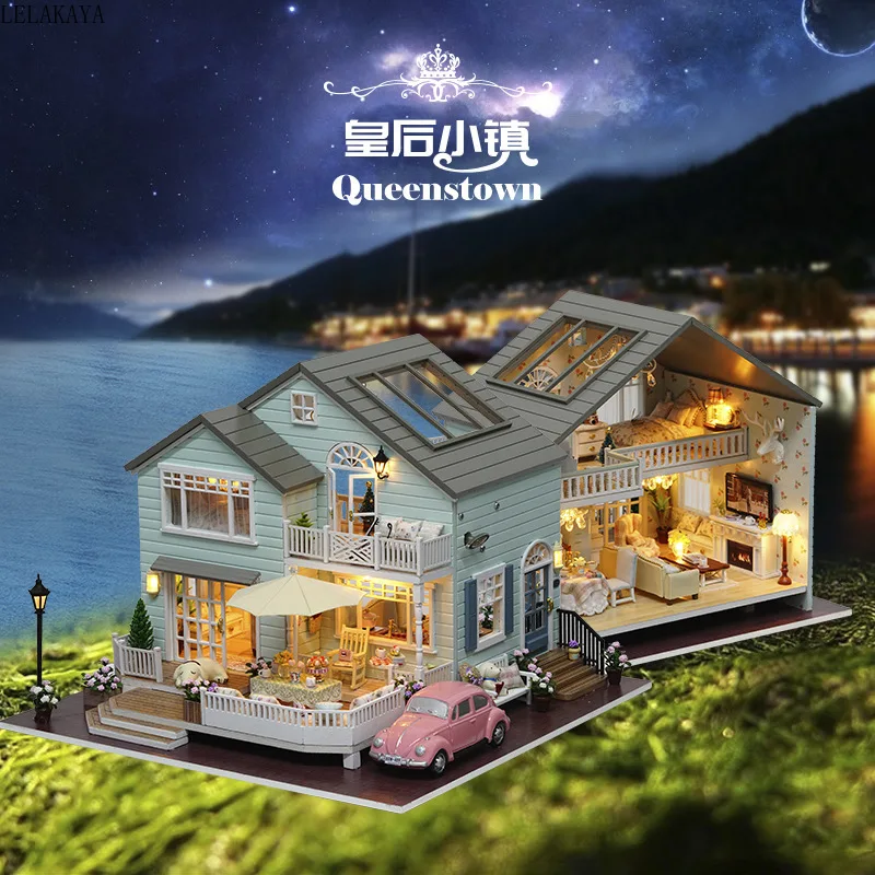 Сборный кукольный домик сделай сам миниатюрная деревянная мебель ручной работы