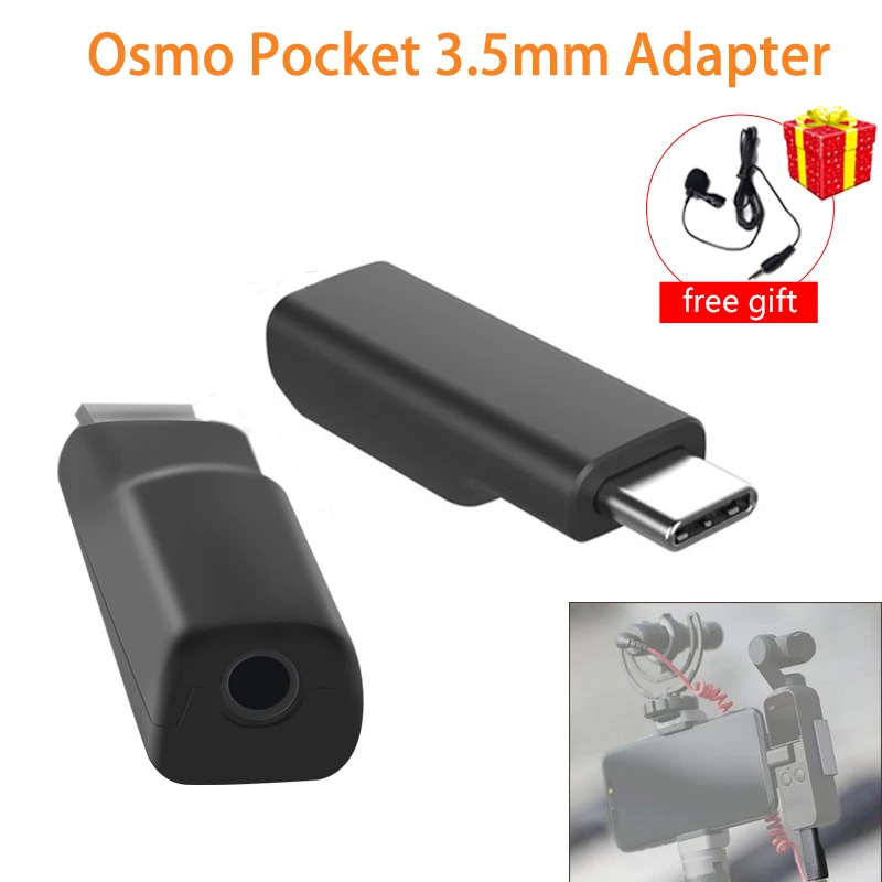 Osmo карман 3 5 мм Mic адаптер поддерживает внешний микрофон для более высокого