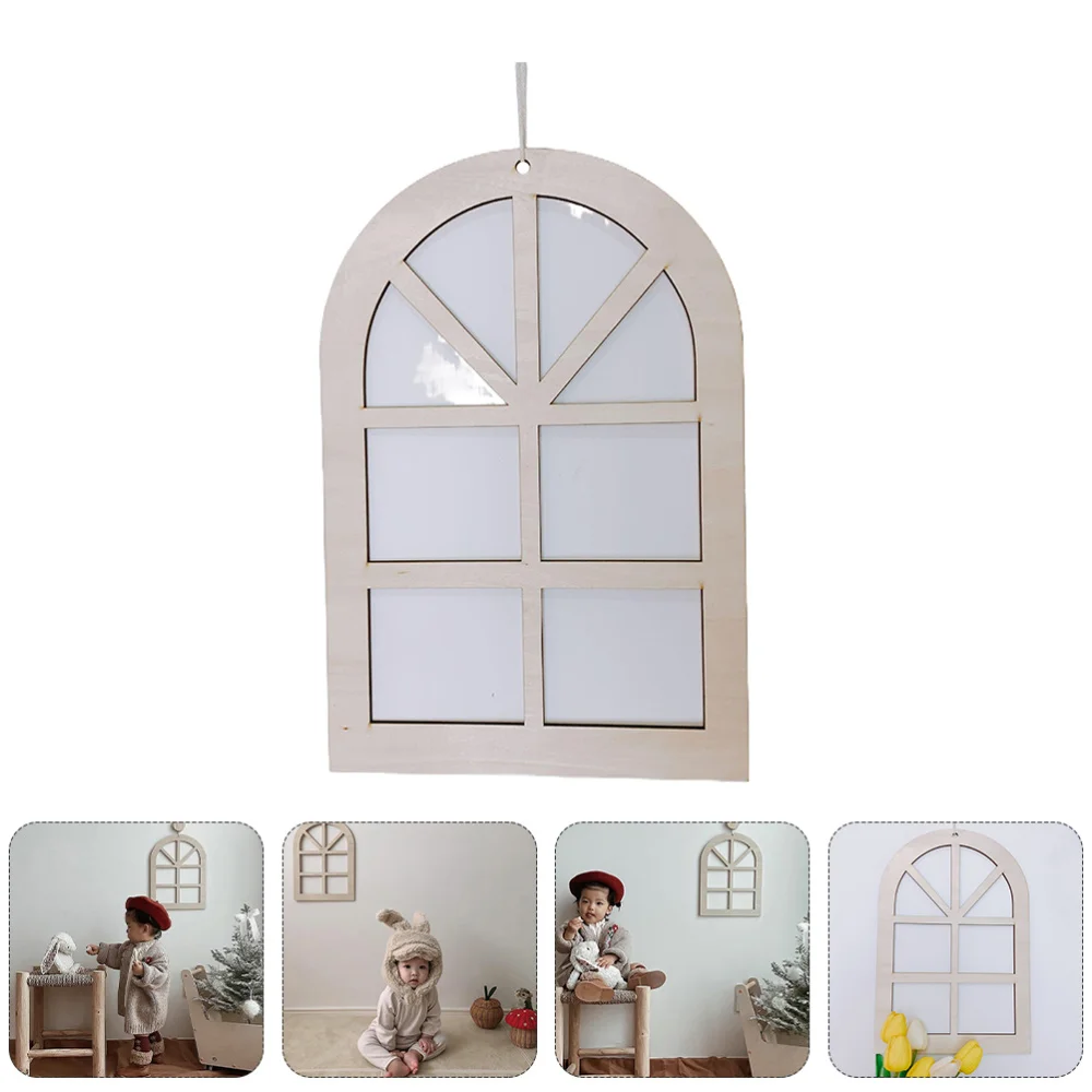 

Wall Hanging Hollow Window Pendant Decor Home Children Room Decoration Prop