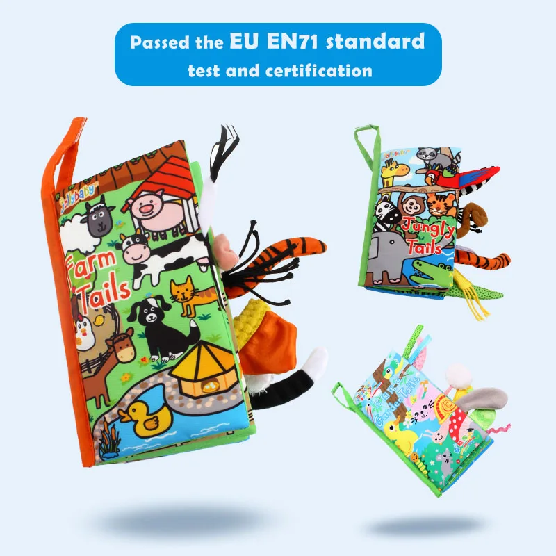 Новинка раннего образования головоломки из ткани 3D детские книги 0 3 лет игрушки с