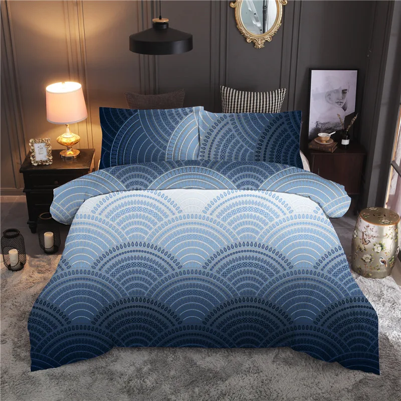 Современная Геометрическая шкала с принтом постельных принадлежностей изящный