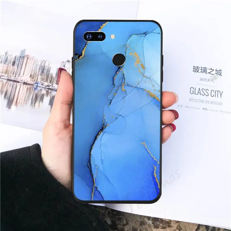 

Laser Gradient Marble Phone Case For Huawei Enjoy 7 7s 8 8e 9 9e 10 plus P8lite 2017 Honor 5a view9 play 3e