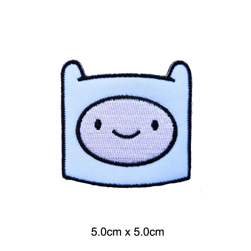 10 PCS Time Adventurer Finn and Jake Embroidered Iron On Patch the Dog Children Jacket Backpack DIY Clothing Accessories | Дом и сад