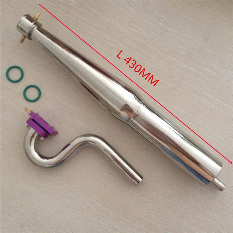 

Ship speed gasoline batch of exhaust pipe with stainless steel muffler (water) gasoline ship S bend + water head