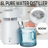 6l water distiller pure water bottle filter purifier softener treatment stainless steel for medical home appliance labs hospital