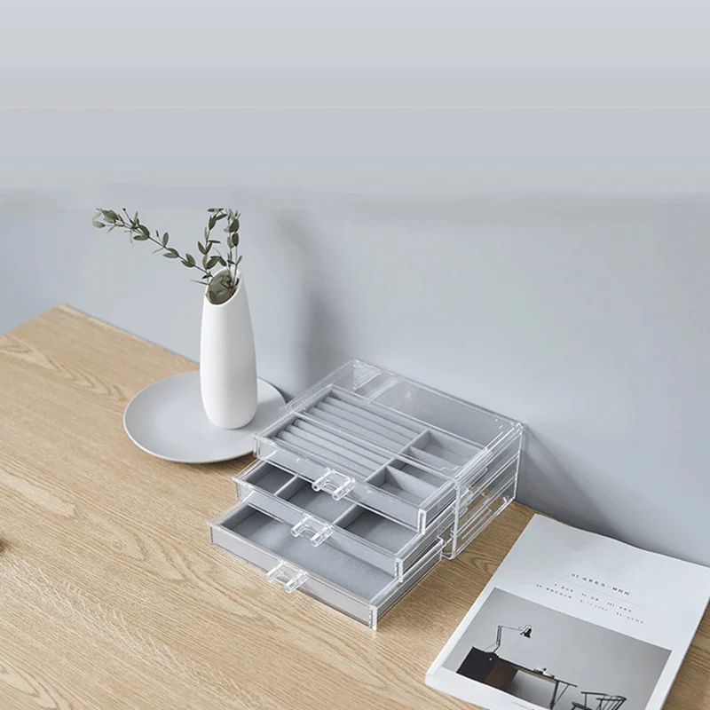 Ящик для хранения ювелирных изделий 2/3 уровней|Коробки и ящики хранения| |