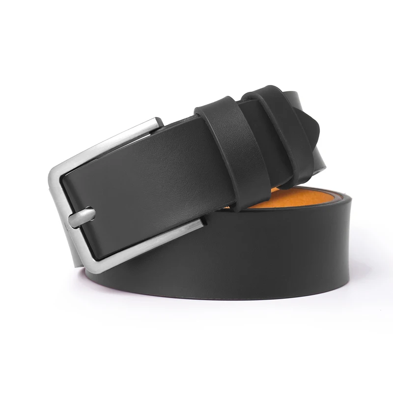 Мужской ремень из натуральной бычьей кожи классический винтажный с пряжкой 2019 |