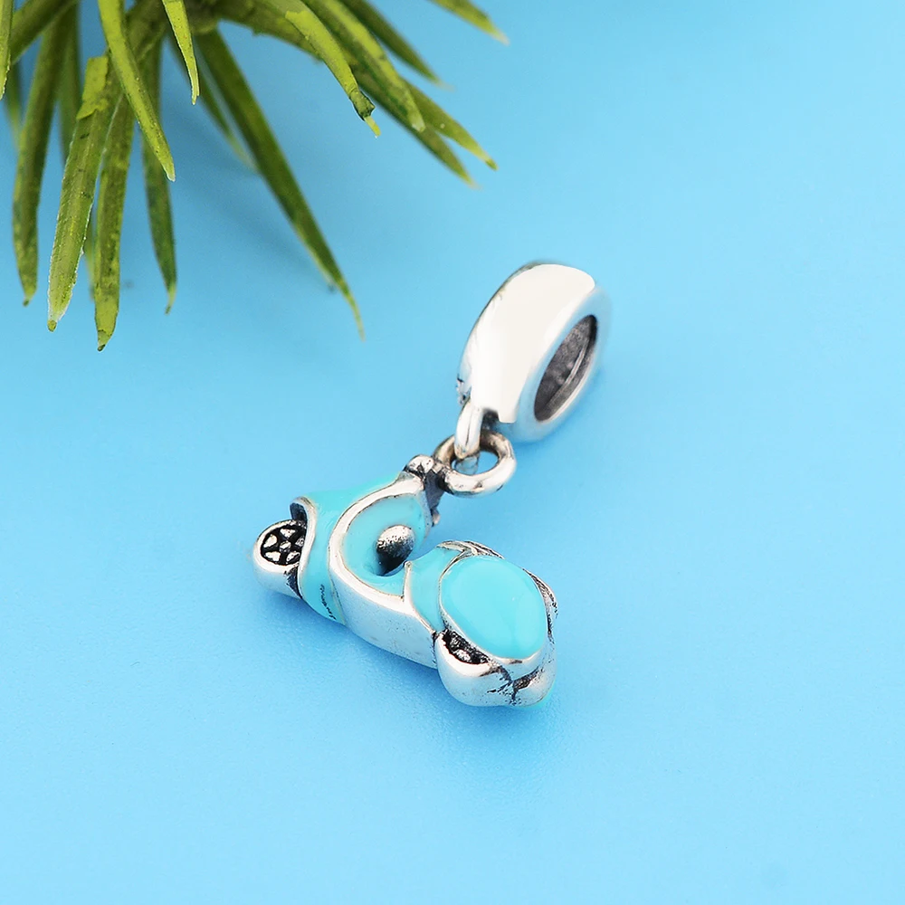 

New 925 Sterling Silver Motorcycle Dangle Beads Charms Fit Original Pandora Charm Bracelet For Jewelry Making Berloque 2021