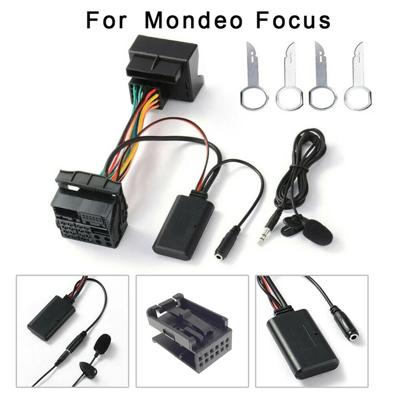 Автомобильный Кабельный адаптер o Bluetooth для Ford Fiesta Focus Mondeo Kuga Sony 6000CD радио поток