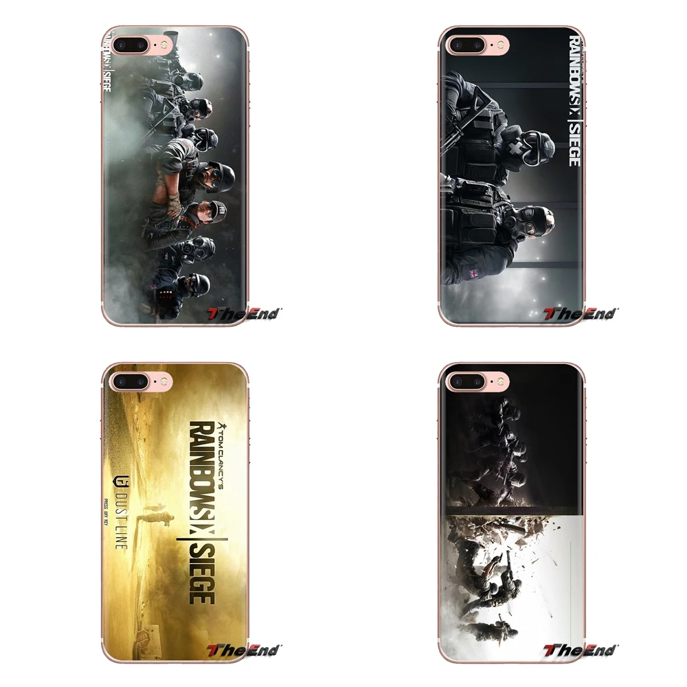Мягкий чехол из ТПУ Rainbow Six Siege operation для iPhone XS Max XR X 4 4s 5 5S 5C SE 6 6S 7 8 Plus samsung Galaxy J1 J3 J5 J7 A3