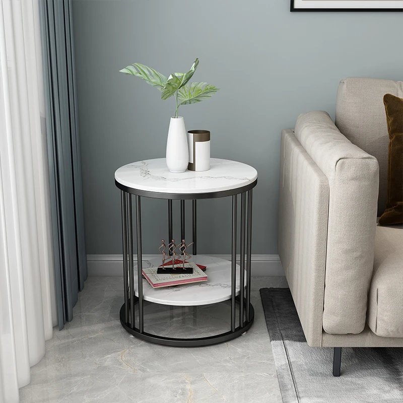 

Скандинавский диван zq, светильник раморный боковой столик, роскошный угловой стол, железный двухслойный прикроватный столик, круглый стол