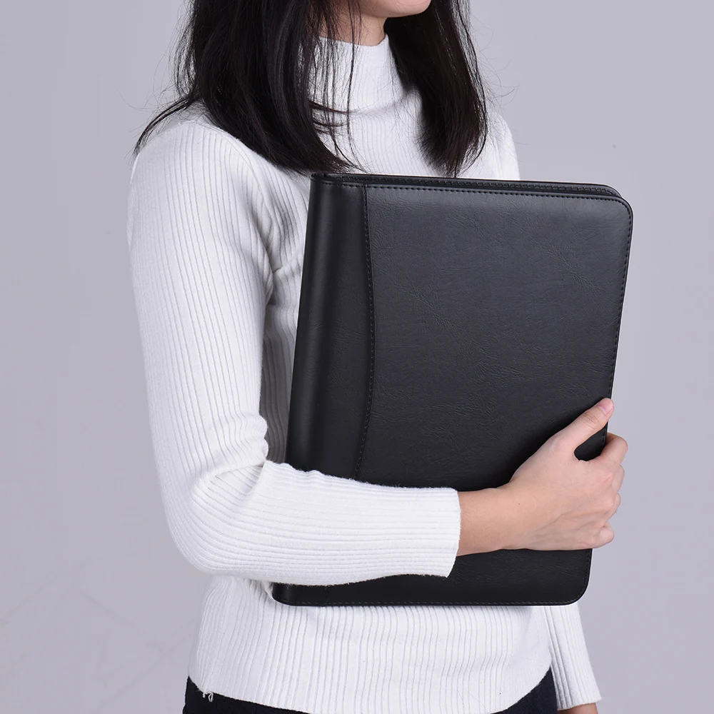 Профессиональный Бизнес Портфолио Padfolio папка чехол для документов Органайзер A4