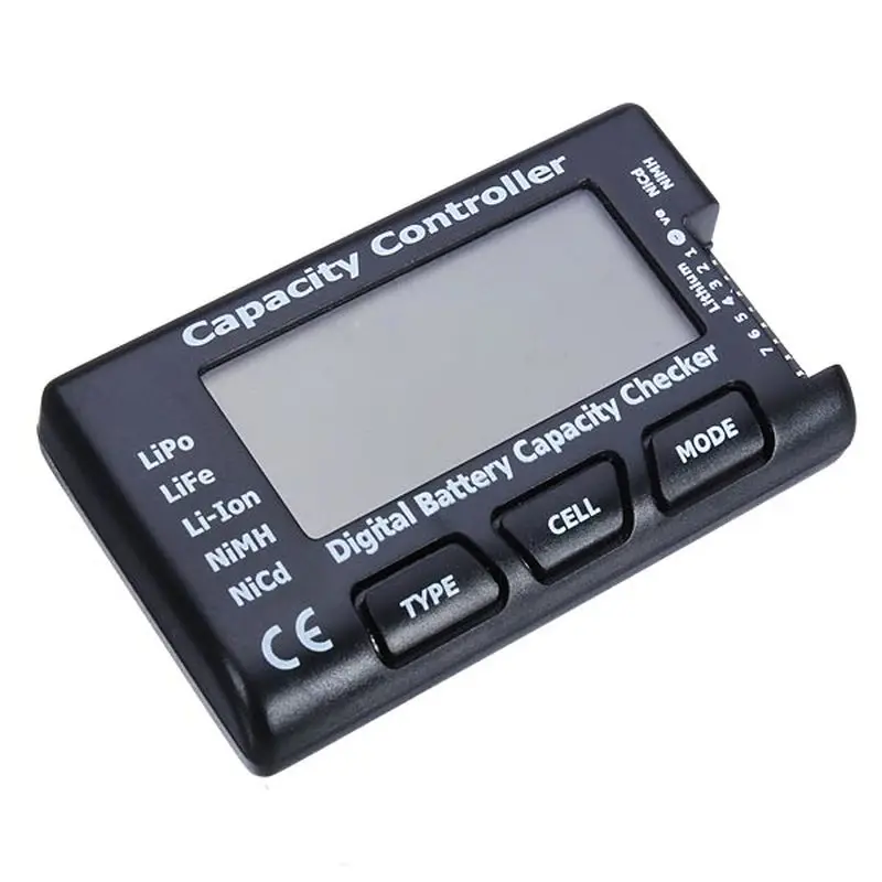 

Цифровой тестер емкости аккумулятора CellMeter 7, измеритель емкости аккумулятора с ЖК-дисплеем 2,1 дюйма для 2-7S LIPO LiFe, аккумуляторов, радиоуправл...