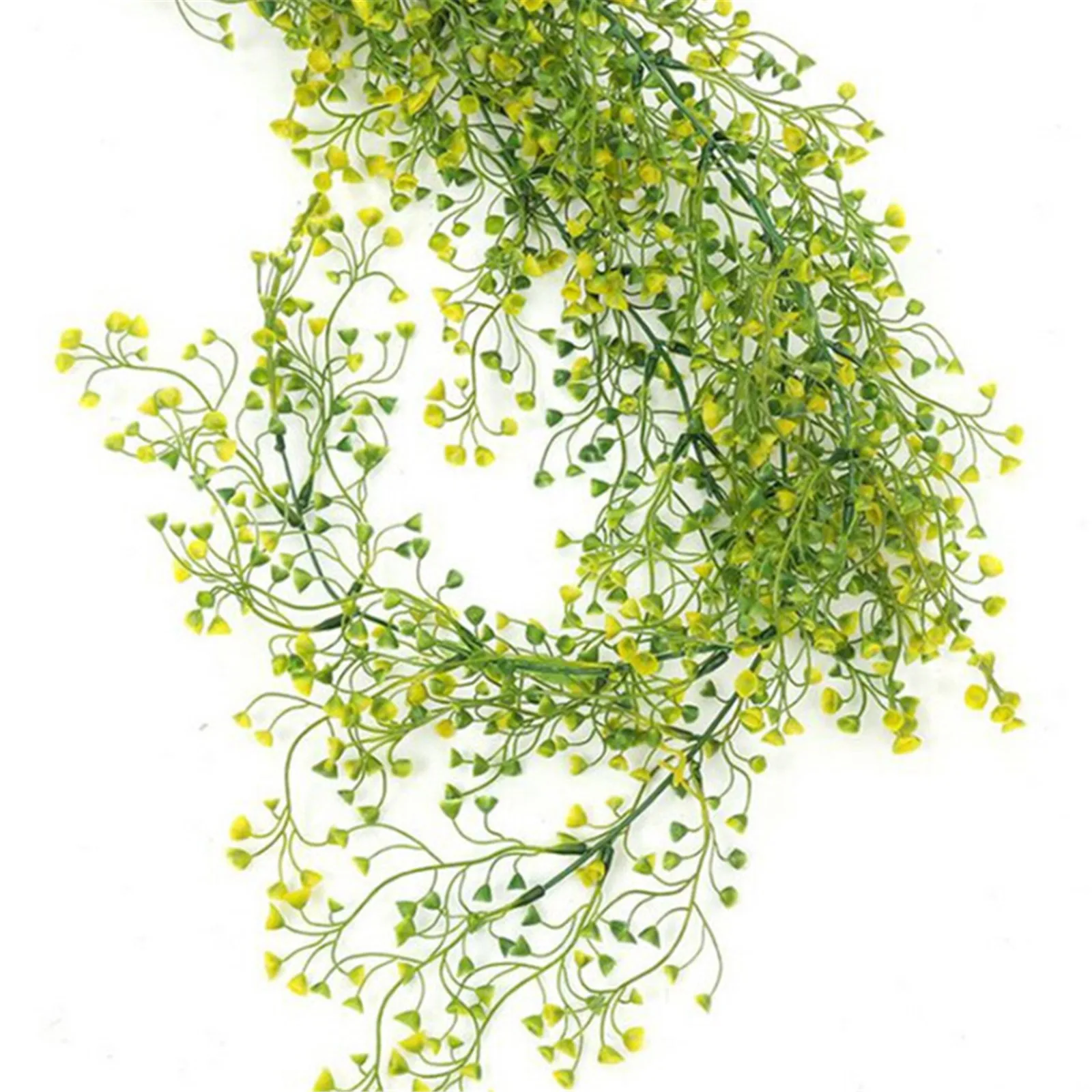 Искусственные пластиковые растения-суккуленты Длина 77 см жемчуг зеленая лоза