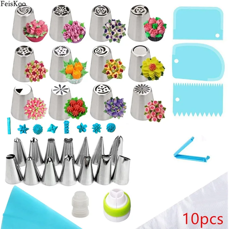 43 шт. насадки для украшения торта|Украшения десертов| |
