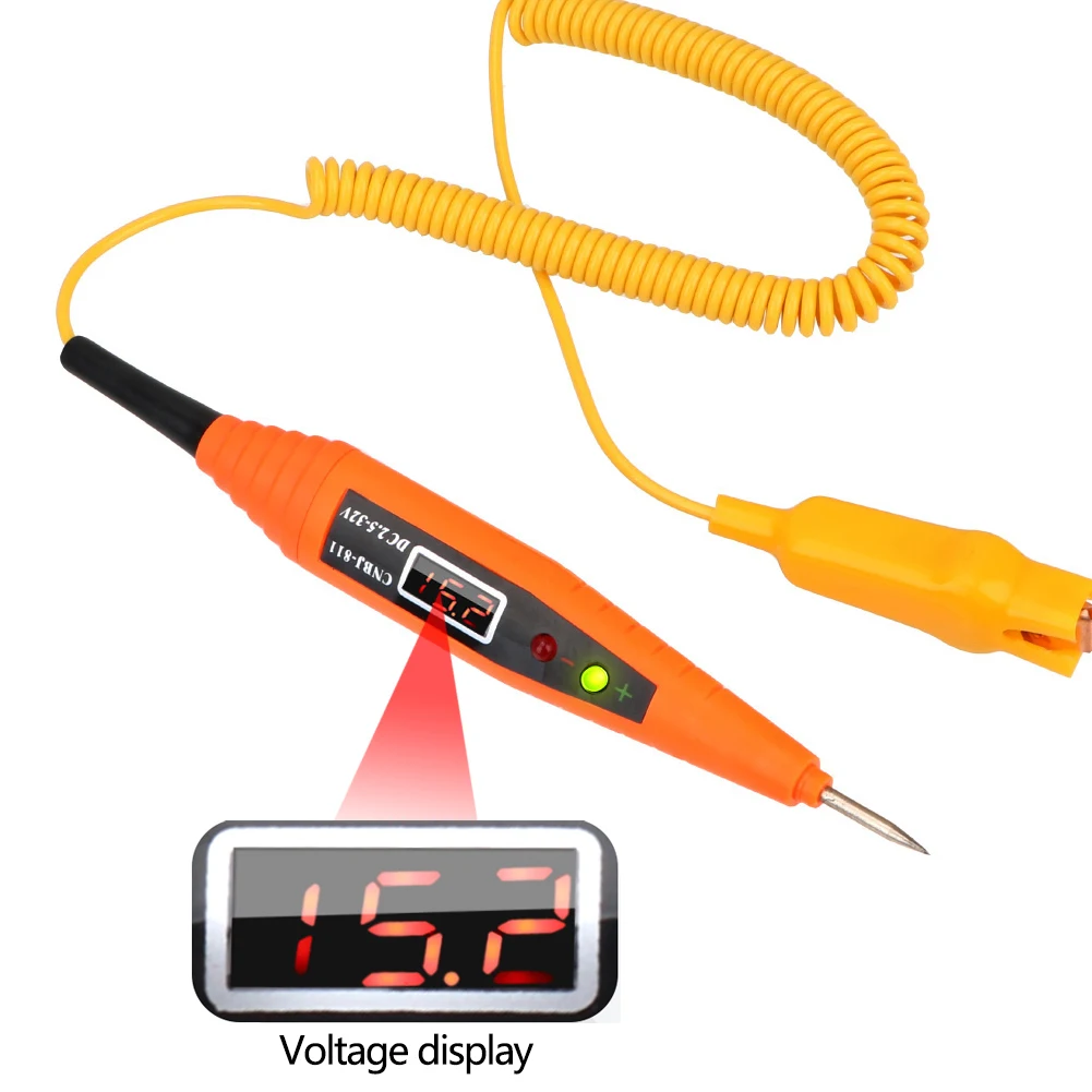 Car Electrical Circuit Test Pen Self Diagnosis Digital Display Voltage Power Probe Pencil Diagnostic Tools Detector |