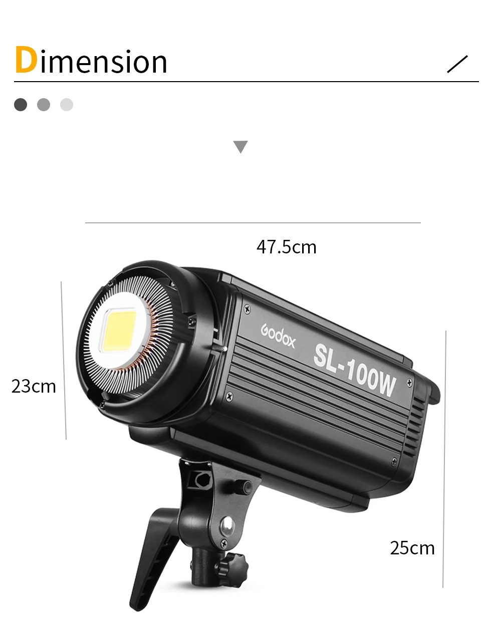 Godox светодиодный видео светильник SL-60W SL-100W SL-150W SL-200W 5600K видео светильник непрерывного светильник на креплении Bowens для видеосъемки в студии Запись
