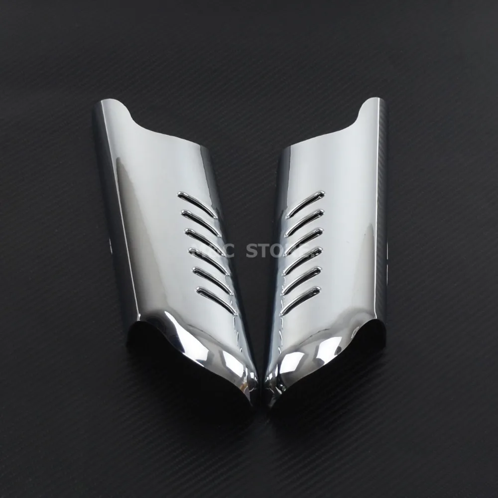 Maction ABS Нижняя вилка ноги крышка дефлекторы щиты хром для Harley Touring Road King Electra Glide FLHT FLH FLTR 00-13
